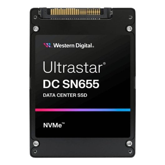 Disque dur Western Digital Ultrastar DC SN655 15,3TB SSD U.3 6800MB/s Cryptage matériel