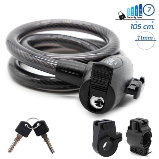 Candado De Cable Con Llave [ewheel] -105cm