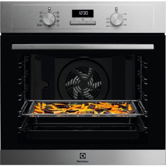 Horno eléctrico Electrolux EOM3H04X 72 L Negro Inox con autolimpieza LCD