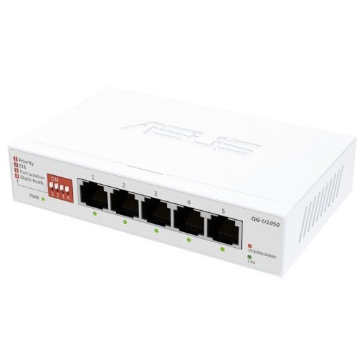 ASUS QG-U1050 Switch 5 Portas 2.5G Ethernet Não Gerido Branco