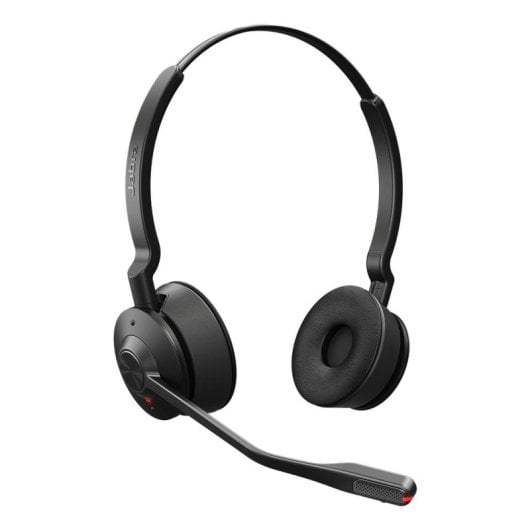 Auriculares Jabra Engage 55 SE Wireless DECT para Escritório com Cancelamento de Ruído Preto