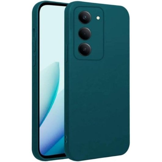 Funda para móvel Cool Silicone Antipó Flexível Verde leve para Xiaomi Redmi 15/15 5G
