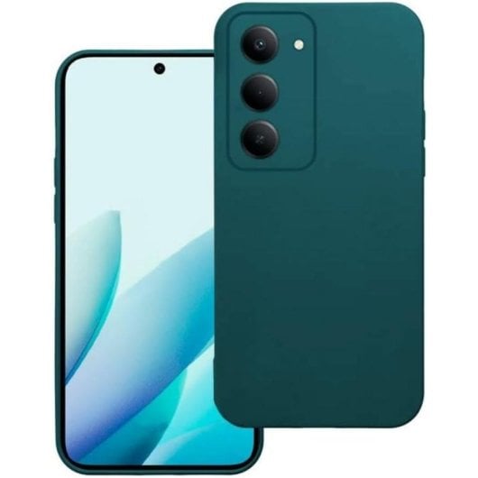 Funda para móvel Cool Silicone Antipó Flexível Verde leve para Xiaomi Redmi 15/15 5G