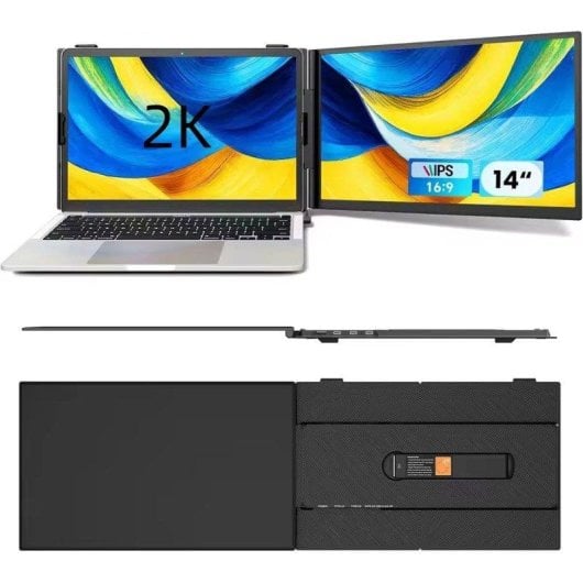 Monitor Uperfect 14" QHD 60Hz IPS FreeSync HDR Pantalla Portátil