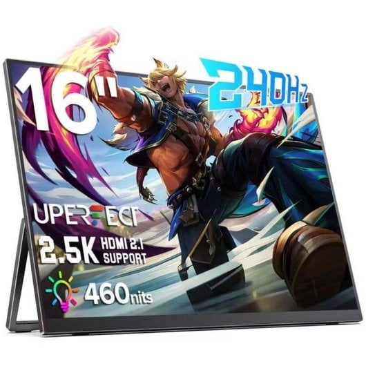 Monitor Uperfect 16" 2.5K Wide QHD 240Hz IPS FreeSync VESA 16:10
