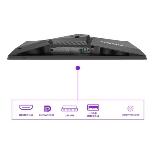 Monitor AOC AGON PRO AG276QKD2 27" Quad HD 500Hz QD-OLED HDR500 True Black Temps Réponse 0,03 ms