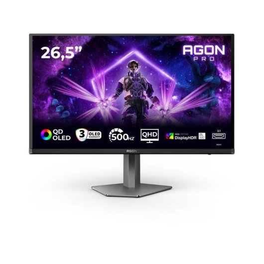 Écran PC AOC AGON PRO AG276QKD2 27" Quad HD 500Hz QD-OLED G-Sync HDR500 0,03ms