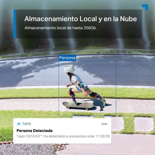 Tapo TC90 Kit Cámara de Vigilancia 360º con Panel Solar y Batería, 2K 3MP, Detección IA Gratuita, Visión Nocturna a Colo