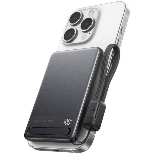 Batería externa INIU MagPro Qi2 Powerbank 5000mAh magnética 20W negra