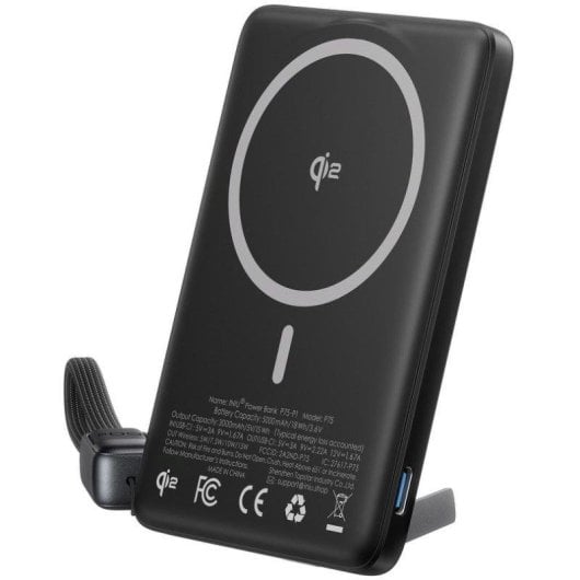 Batería externa INIU MagPro Qi2 Powerbank 5000mAh magnética 20W negra