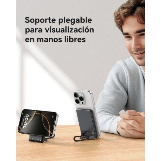 Batería externa INIU MagPro Qi2 Powerbank 5000mAh magnética 20W negra