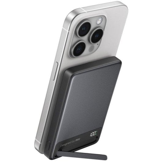 Batería externa INIU MagPro Qi2 10000 mAh magnética 45W negra carga rápida
