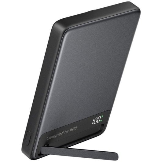 Batería externa INIU MagPro Qi2 10000 mAh magnética 45W negra carga rápida