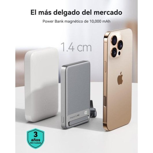 Batería externa INIU MagPro Qi2 Slim 10000 mAh carga magnética y PD 45W