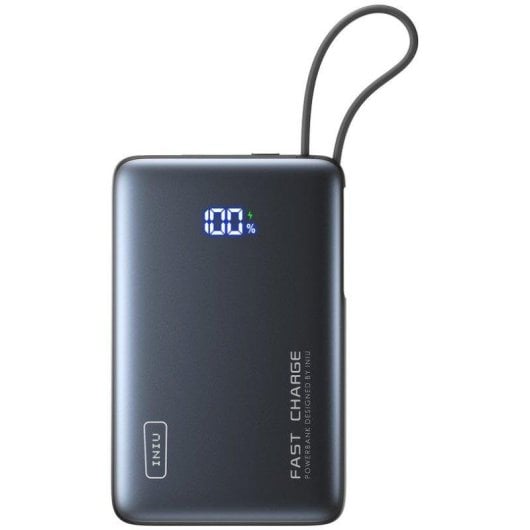 Batería externa INIU Pocket Powerbank 10.000mAh 20W negro ultracompacto