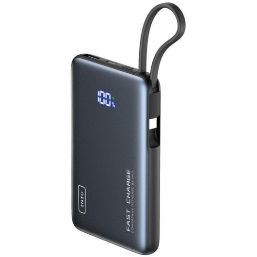 Batería externa INIU Pocket Powerbank 10.000mAh 20W negro ultracompacto
