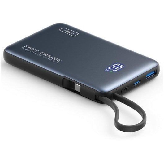 Batería externa INIU Pocket Powerbank 10.000mAh 20W negro ultracompacto