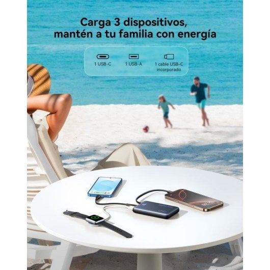 Batería externa INIU Pocket Powerbank 10.000mAh 20W negro ultracompacto