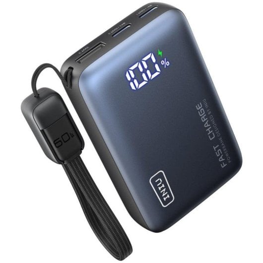 Batería externa INIU Pocket Pro 10.000 mAh 45W USB-C ultracompacta negra