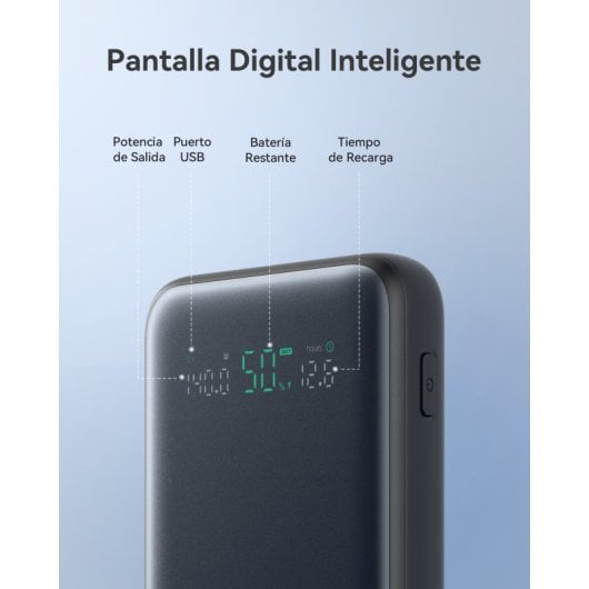 INIU Leopard Power Powerbank Compatto 25000mAh 140W Nero con Cavo Integrato