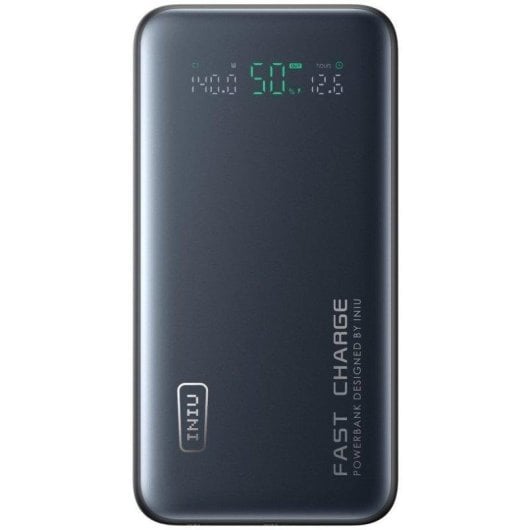 INIU Leopard Power Powerbank Compatto 25000mAh 140W Nero con Cavo Integrato