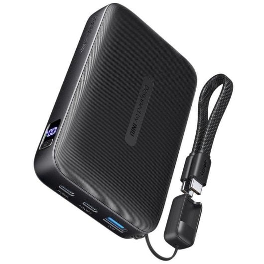 Powerbank INIU Pocket Neo 20000 mAh Negro Display LED Carga rápida 22.5W