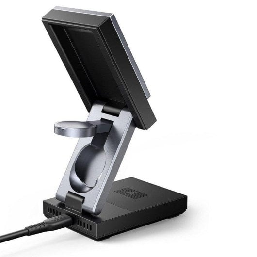 Cargador inalámbrico INIU MagPro 3 en 1 Qi2 plegable para iPhone, AirPods y Apple Watch