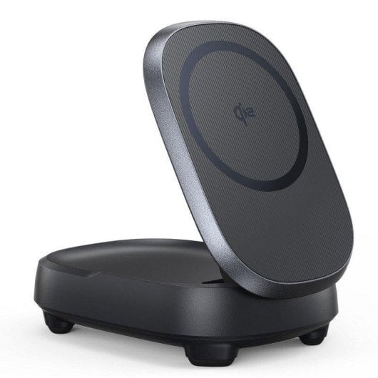 Cargador inalámbrico INIU MagPro Qi2 15W soporte magnético plegable negro