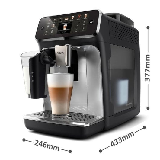 Cafetière automatique Philips 5500 EP5546/70 1,8 L 15 bars broyeur céramique LatteGo