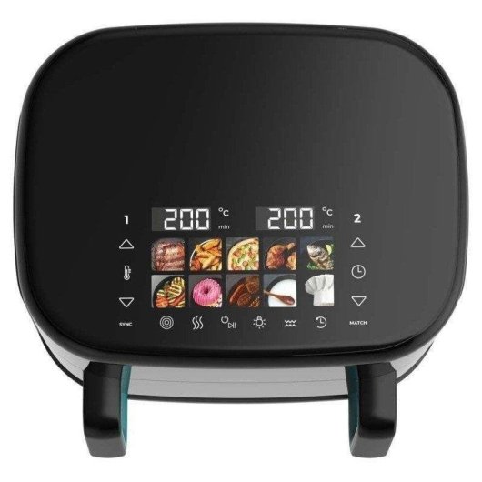 Freidora de Aire Cecotec Cecofry&Grill Smokin'Prime 11000 11L 2800W Dubbele Mand Grill Roker