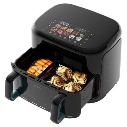 Freidora de Aire Cecotec Cecofry&Grill Smokin'Prime 11000 11L 2800W Dubbele Mand Grill Roker