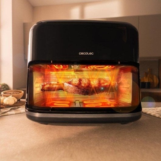 Friteuse à air Cecotec Cecofry&Grill Smokin'Prime 11000 11L 2800W fumoir double panier