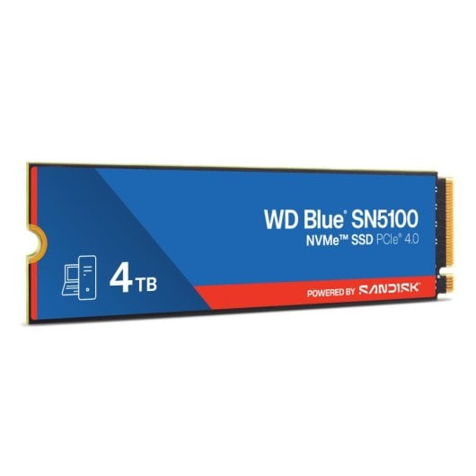 Disco Duro Sandisk WDS400T5B0E-00CPE0 4TB SSD M.2 PCIe 4.0 6900MB/s NVMe