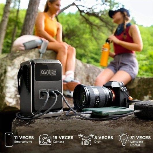 Station d’énergie EcoFlow Trail 200 DC 192Wh 2 ports USB-A 2 USB-C Batterie LiFePO4 Ultra-légère