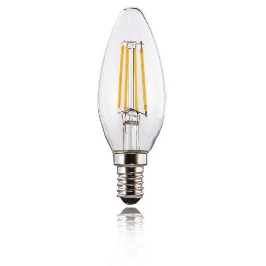 Xavax 00112905 Ampoule LED E14 4W 470lm Blanc chaud (2 pièces)