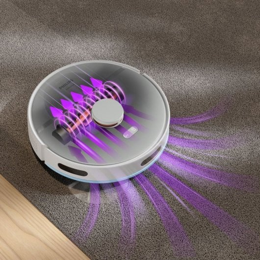 Robot Aspirador y Fregasuelos Philips Serie 2000 con Autovaciado Navegación Láser 2.700 Pa