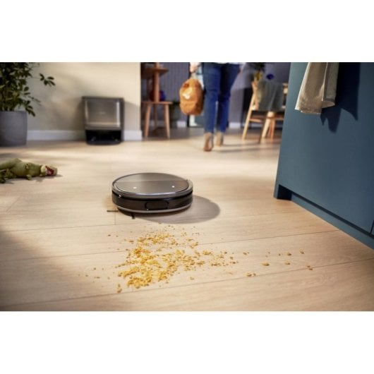 Saugroboter mit Wischfunktion Philips HomeRun Serie 9000 Mit Absaugstation Navigationsklasse LiDAR 8.000 Pa Sprachsteuerung