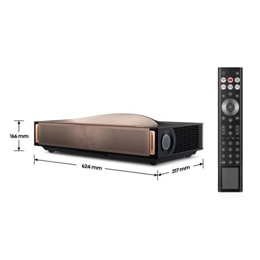 Proyector Hisense L9Q 4K UHD 5000 Lúmenes 200" Láser DLP Smart TV Ultracorto