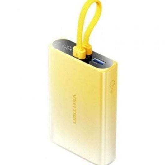 Powerbank Vention FHZY0 10000 mAh 22,5W Jaune USB-C Lightning USB-A