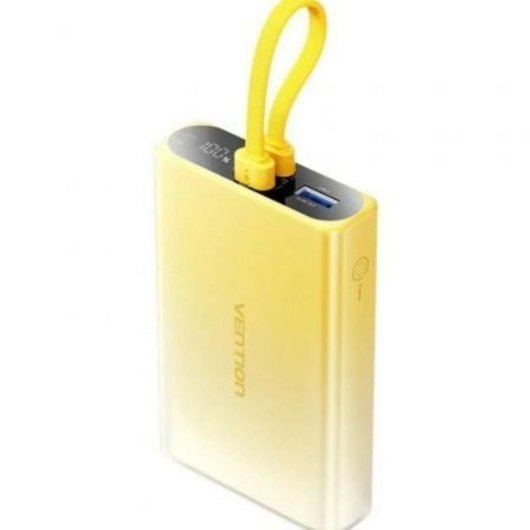 Powerbank Vention FHZY0 10000 mAh 22,5W Giallo USB-C Lightning USB-A