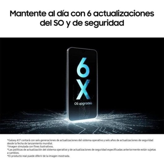 Samsung Galaxy A17 4G 8GB 256GB 6.7" Negro