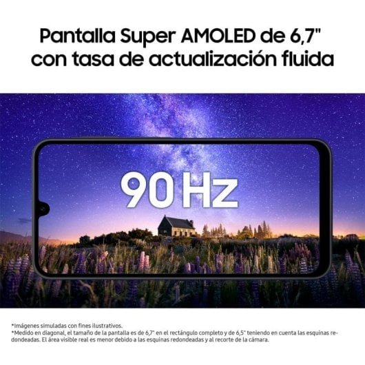 Samsung Galaxy A17 LTE 8GB RAM 256GB Super AMOLED 6.7" IP54 5000mAh Negro Versión Importada EU
