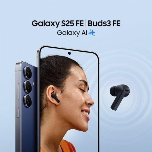 Samsung Galaxy S25 FE 5G 8GB 256GB 6,7" Schwarz IP68-zertifiziert