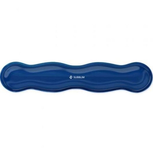 Reposamuñecas Subblim Ergo Cristal Flex gel refrigerante blu scuro ergonomico