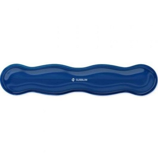 Reposamuñecas Subblim Ergo Cristal Flex gel ergonomique bleu foncé 420x85x29mm