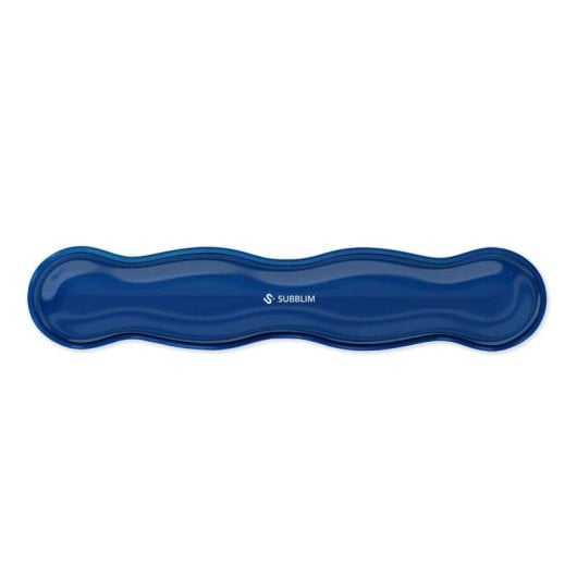 Reposamuñecas Subblim Ergo Cristal Flex gel ergonomique bleu foncé 420x85x29mm