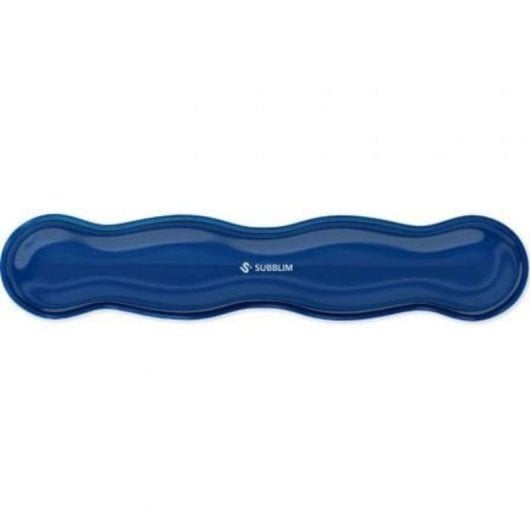 Reposamuñecas Subblim Ergo Cristal Flex gel ergonomique bleu foncé 420x85x29mm