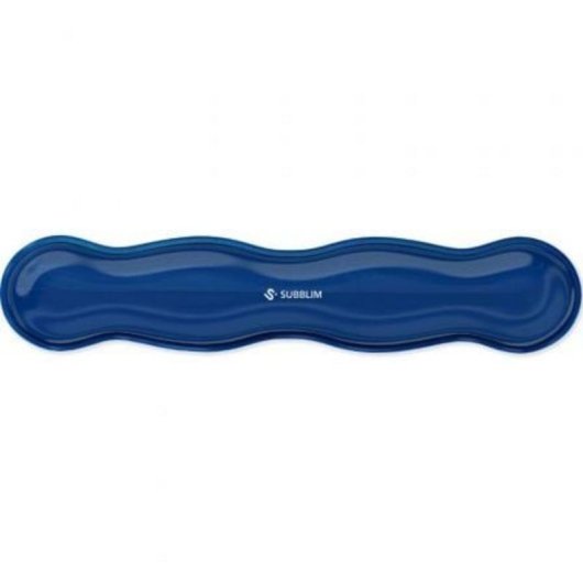Reposamuñecas Subblim Ergo Cristal Flex gel refrigerante blu scuro ergonomico