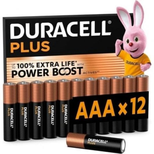 Batterie AAA Duracell Plus Power Boost DPBLR3B12 1,5V Alkaline 12er Pack