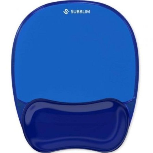 Mauspad Subblim Ergo Crystal Flex Gel Dunkelblau Rutschfest